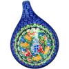 Polmedia Polish Pottery Condiment Dish UNIKAT - My Garden Window Pattern Handmade in Boleslawiec Poland by Ceramika Artystyczna + Certificate of Authenticity view 2