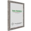 wallsthatspeak 9x11 Gray Barnwood Picture Frame for Puzzles Posters Photos or Artwork view 2