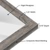wallsthatspeak 9x11 Gray Barnwood Picture Frame for Puzzles Posters Photos or Artwork view 3