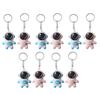 ABOOFAN 80 Pcs Spaceman Keychain Set Cute Astronaut Party Favors Bulk Key Rings for Kids Women Men Miniature Moon Man Pendant Accessories view 3