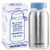 Level Up Way 25 Ounce Premium Stainless Steel Water Bottle with Filter  BPA Free - Travel Essentials - Alkaline Water Filter pH 9+ (Blue) view 1