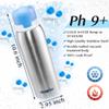 Level Up Way 25 Ounce Premium Stainless Steel Water Bottle with Filter  BPA Free - Travel Essentials - Alkaline Water Filter pH 9+ (Blue) view 2