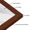 wallsthatspeak 15x20 Dark Walnut Rustic Pine Picture Frame for Puzzles Posters Photos or Artwork view 3