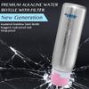 Level Up Way 25 Ounce Premium Stainless Steel Water Bottle with Filter  BPA Free - Travel Essentials - Alkaline Water Filter pH 9+ (Pink) view 3