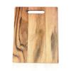 Acacia Wood Cutting Board, Handle Wooden Charcuterie Board, Cheese and Bread Serving Tray, Chopping Board For Food and Vegetables (14 x11x0.75) view 1