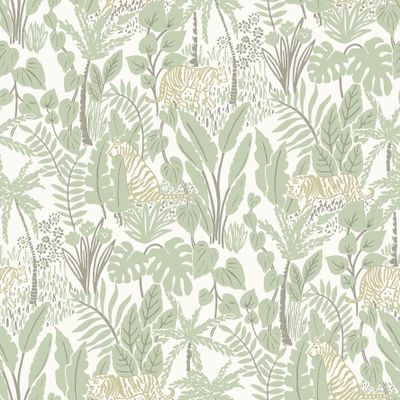 Brewster Home Fashions NuWallpaper WallPops! Green Maynard Peel & Stick Wallpaper