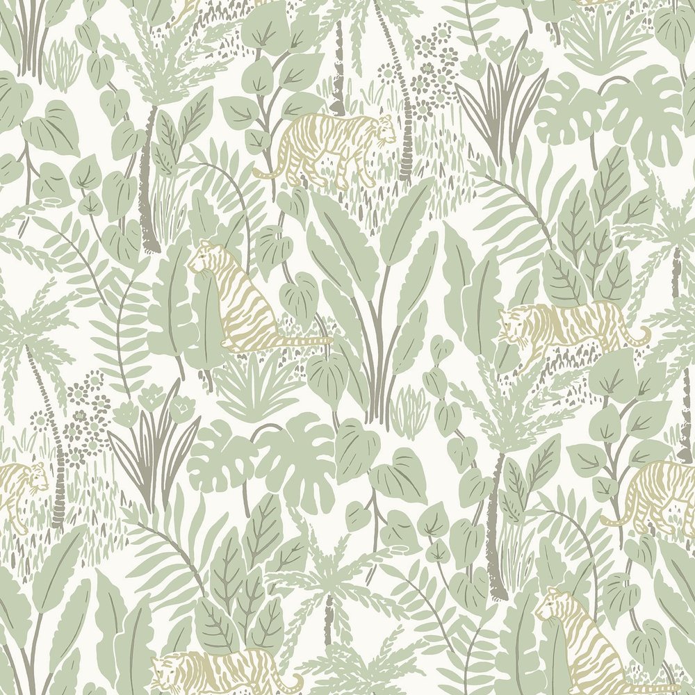 Brewster Home Fashions NuWallpaper WallPops! Green Maynard Peel & Stick Wallpaper