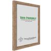 wallsthatspeak 6x16 Brown Barnwood Picture Frame for Puzzles Posters Photos or Artwork view 2