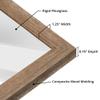 wallsthatspeak 6x16 Brown Barnwood Picture Frame for Puzzles Posters Photos or Artwork view 3