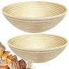 10 Inch Round Bread Banneton Proofing Basket Set of 2 Sourdough Proofing Basket kit for Artisanal Baking Bread Making Tools For Professional & Home Bakers (10 inch round- 2 pack) view 1