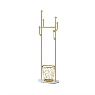 Coat Rack Freestanding Coat Rack Freestanding Hat Rack with Clothes Basket, Home Rod Hanger Bedroom Living Room Standing Coat Stand Hallway/Entrance Hanger Brackets