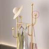 Coat Rack Freestanding Coat Rack Freestanding Hat Rack with Clothes Basket, Home Rod Hanger Bedroom Living Room Standing Coat Stand Hallway/Entrance Hanger Brackets view 3