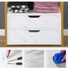 Coat Rack Freestanding Coat Rack Freestanding, Large Coat Rack with 3 Hooks and Storage Box, Multifunctional Steel Rack with 2 Drawers Hallway/Entrance Hanger Brackets ( Color : 1 , Size : 51*30*170cm view 4