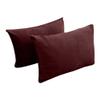 Prolinemax Style V2 Twin Size Velvet Knife Edge Indoor Daybed Bolster Pillow Cushion Fitted Sheet |Cover ONLY| AD368 view 4