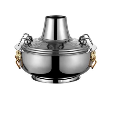 Chafing Dishes Old Beijing Copper Hot Pot Shabu Shabu Shabu All Copper Old Hot Pot Casserole Outdoor Hot Pot Shabu Shabu Shabu Lamb Scorpion Pot Suitable For Family Dinner And Outdoor Picnic (Color :