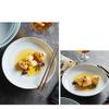 Dessert Dishes Plates Serving Plate Serving Dish Cold Dishes 10-14 Inch Hat Soup Plate Deep Plate Open Bowl Cold Dish Plate Dessert Plate (Color : Brass, Size : 10 inch) view 3