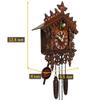 Classic German t Cuckoo Clock Nordic Retro Wood Cuckoo Wall Clock for Living Ro view 3