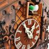 Classic German t Cuckoo Clock Nordic Retro Wood Cuckoo Wall Clock for Living Ro view 4