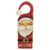 Northlight Santa Claus Welcome Christmas Door Knob Hanger, 14", Red view 1