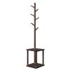 Coat Rack Freestanding Floor-Standing Coat Rack Creative Single-Pole Vertical Coat Rack Living Room Bedroom Heavy-Duty with Bench Coat Rack Hallway/Entrance Hanger Brackets (Size : Medium) view 1