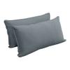 Prolinemax Style V2 Twin Size Velvet Pipe Trim Indoor Daybed Bolster Pillow Cushion Fitted Sheet |Cover ONLY| AD347 view 4