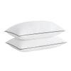 Acanva Cooling Bed Pillows for Sleeping, Luxury Hotel Quality 3D Microfiber Filling with Breathable Cover for Side Back and Stomach Sleepers, Reduces Neck Pain,Queen (Pack of 2), Black view 1