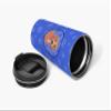 Caroline's Treasures WDK1039TBL215 Dachshund Red #1 Stainless Steel 16 oz Tumbler, Blue Insulated Tumbler with Lid, Cute Travel Cup for Coffee, Cocktails, Gift Men, Dad, Women, Mother view 4