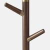 BNNP Coat Rack Freestanding Household Floor-Mounted Coat Rack Living Room Bedroom Bedside Double-Layer Rack Coat Rack Suitable for Handbag Clothes Hallway/Entrance Hanger Brackets (Size : Medium) view 3