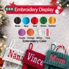 CRSTAFU 5Pcs Christmas Stocking PersonalizedCustom Name Family Christmas Stocking, 18 inch Large Knitted Xmas Stocking for Christmas Holiday Fireplace Decoration view 3