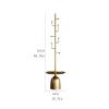 BNNP Coat Rack Freestanding Creative Metal Coat Rack Freestanding Entrance Clothes Rack 7 Hooks with Tray Suitable for Coat Hat Scarf Handbag Hallway/Entrance Hanger Brackets (Color : 1) view 2