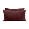 Cover ONLY Model V2 Twin Velvet Same Pipe Indoor Daybed Cushion Bolster - AD368 view 4