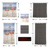 Fabric Shower Curtain for Bathroom 36" W x 78" L Vase Tulip Lavender Florals Buffalo Plaids Shower Curtain with Hooks Bathroom Decor Waterproof Shower Curtains Machine Washable for Home Hotel view 2