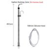 Brewing Auto Siphon, Stainless Steel Siphon Racking Cane With Carboy Clip, Homebrewer Easily Faster Transfer Wort From Container, 1pcs view 4