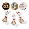 CUXWEOT Personalized Christmas Guinea Pig Christmas Stockings Customize Name Candy Bag for Family Holiday Party Decorations Gift 17.52 x 7.87 Inch view 3