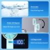 Peiyuu Portable Fan, 4000mAh USB Rechargeable, 180 Foldable Mini Desk Fan with 6 Wind Speed, LCD Digital Display, Lanyard as Neck Fan, Ultra Quiet view 4