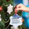 Namaste Christmas Ornaments Namaste Definition Typography Personalized Christmas Ornaments 2022 Namaste Quote Christmas Tree Ornaments Keepsake Gifts for Family Friend Women Wedding Anniversary view 4