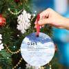 Diet Definition Christmas Ornaments Diet Definition Typography Christmas Tree Ornaments Funny Quote Ceramic Personalized Christmas Ornaments 2022 Keepsake Gifts for Holiday Souvenir Wedding Birthday view 4