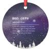 Man Cave Christmas Ornaments Man Cave Definition Typography Personalized Christmas Ornaments 2022 Man Cave Quote Ornaments for Christmas Trees Keepsake Holiday Christmas Keepsake New Year Gifts view 1