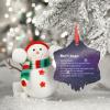 Marriage Definition Typography Christmas Ornaments 2022 Marriage Christmas Tree Ornaments Marriage Definition Personalized Christmas Ornaments Keepsake Gifts for Holiday Souvenir Wedding Birthday view 3