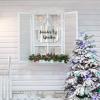 Alioyoit Rustic Christmas Wooden Pallet Sign Plaque Sweater Weather Classic Style Wooden Plank Board Home Sign Wall Hanging Decor for Tabletop Christmas Xmas Decoration view 4