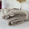 100% Muslin Cotton Pillow Shams, 4 Layers Soft Turkish Cotton Pillowcases, Pillowcase ONLY  No Blanket or Bedspread Included, Beige (King Size Pillowcases 20x35 (50x90cm)) view 2