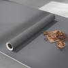 VIOPVERY Contact Paper 15.7"x197" Solid Grey Wallpaper Peel and Stick Wall Paper Waterproof Easily Removable Self-Adhesive Film Wall Covering for Kitchen Countertop and Cabinet Shelf Liner Decorative view 1