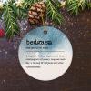 Christmas Hanging Ornaments Bedgasm Definition Christmas Tree Ornament Positive Quotes 3.2 Inch Two Side Printed Funny Christmas Ornament Housewarming Gift House Warming Presents For New Home view 4