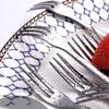 30 Piece Silverware Flatware Cutlery Set for 6 ,18/10 Stainless Steel Tableware Utensil Set Include Knife Fork Spoon,Dinnerware Sets for Christmas Party Kitchen Wedding Gifts view 2