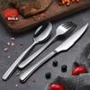 30 Piece Silverware Flatware Cutlery Set for 6 ,18/10 Stainless Steel Tableware Utensil Set Include Knife Fork Spoon,Dinnerware Sets for Christmas Party Kitchen Wedding Gifts view 4