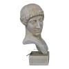 Apollon of Olympia Bust Head Greek Roman Statue Sculpture Hard Plaster Olympia view 4