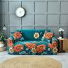 1-Piece Fit Stretch Sofa Cover, Sofa Slipcover Elastic Fabric Printed Pattern Chair Couch Settee Sofa Covers Universal Fitted Furniture Cover 1/2/3/4 Seater Protector Covers ( Color : #27 , Size : 57i view 1