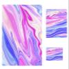 IDOWMAT Microfiber Highly Absorbent Men Women Face Wash Household Towel Set 3 Pack, Gradient Blend Pattern Purple Soft Quick Dry Towel for Hotel Pool Gym view 1