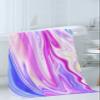 IDOWMAT Microfiber Highly Absorbent Men Women Face Wash Household Towel Set 3 Pack, Gradient Blend Pattern Purple Soft Quick Dry Towel for Hotel Pool Gym view 3