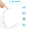 Qoosseine Light Therapy Lamp - 10000 Lux UV-Free Light Box with 4 Brightness Levels, 4 Color Temperatures, 4 Timer Functions and Memory Function - Portable for Home/Office view 4